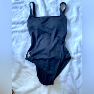 Black Ralph Lauren, one piece bathing suit
